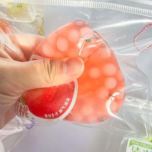 CHENXI Hot Selling Strawberry Fruit <b>Ball</b> Soft Silicone Stress Relief Sensory Fidget Toy <b>Squeeze</b> Toy for Kids - Product Image 2