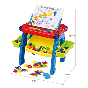 Giocattoli Educativi Prescolari, Tavolo da Disegno con Lettere e Numeri Magnetici per Bambini - Product Image 5