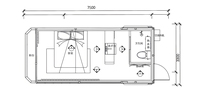 Capsule spatiale préfabriquée en acier imperméable de luxe, maison mobile miniature pour hôtel, utilisation en extérieur, maison capsule D2