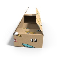 Hochwertige Kraftpapier-Skateboard-Verpackungsbox Wellpappe-Versandbox Geschenk-Skateboard-Box Geschenkbox Großhandel