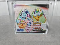 Étui de protection transparent en acrylique durable pour cartes PTCG, édition anglaise, en plexiglas