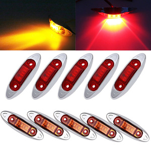 Rouge ambre blanc vert bleu 4 "LED dégagement latéral feux de position voiture camion queue <span class=keywords><strong>remorque</strong></span> lampe <span class=keywords><strong>plaque</strong></span> de placage 3 lumières LED - Product Image 3