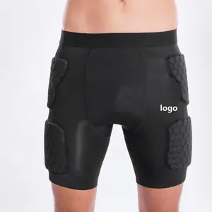 Ski Basketbal Voetbal Rugby Sportbeschermer Honingraat Ademende Anti-Botsing Beenbescherming Fitness Sportshorts