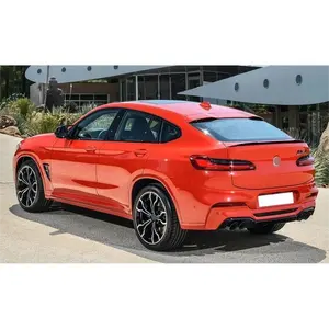 Car Bumper For BMW X4 G02 2019-2022 Change To X4M Include Front Bumper Assembly With Grille Rear Diffuser Tail Pipes