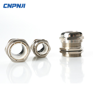 Presse-étoupe flexible en métal M8 certifié IP68 de haute qualité - Laiton nickelé, blindé EMI pour câblage de machines - Product Image 6