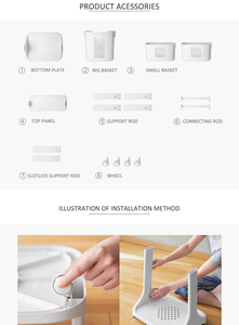 일본식 가정용 수납 큐브 빈스 모던 직사각형 디자인 전면 개폐형 재활용 플라스틱 장난감 의류 수납 박스 - Product Image 6
