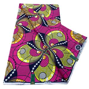 <span class=keywords><strong>2025</strong></span> новый дизайн, настоящий для голландского воска, супер 100%, чесаный хлопок, органический Африканский принт, Стиль Добби, батик, экологичный 120 г/м2 - Product Image 5