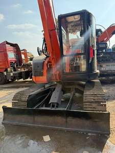 Mini pelle Hitachi Zx75 d'occasion populaire 7.5 tonnes moteur Isuzu machines hydrauliques sur chenilles importation japonaise mini pelles en vente - Product Image 4