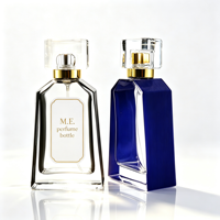 Parfums en gros pour femmes, flacon de parfum de luxe 100 ml, flacons de parfum vides avec bouchon en verre