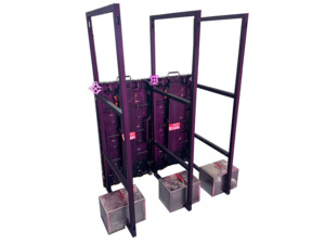 LED Rental <b>Display</b> <b>Cabinet</b> With Iron Bracket for Indoor/Outdoor Use 500x500 & 500x1000mm Stage Events - Product Image 2