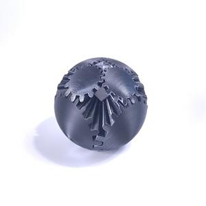 Mainan Cetak 3D dengan Finishing Berubah Warna Dinamis Silent Gear Sphere untuk Meja Kerja Penghilang Stres - Product Image 2