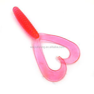 Kit de Señuelos Artificiales de PVC Weiyu OEM, Señuelo de Gusano con Cola Rizada, Cebo de Agua Media para Pesca en Ríos, Lagos y Agua Salada - Product Image 2