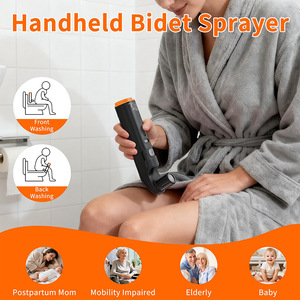 Bidet électrique à double tête de douche, portable, pour soins <span class=keywords><strong>post</strong></span>-<span class=keywords><strong>partum</strong></span>, nettoyage périnéal, irrigateur, matériau ABS - Product Image 2
