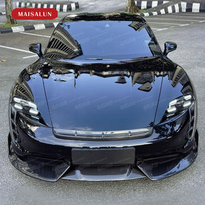 Kit carrosserie MSY en fibre de carbone sèche de haute qualité pour <span class=keywords><strong>Porsche</strong></span> <span class=keywords><strong>Taycan</strong></span> avec lèvre avant, diffuseur arrière, jupes latérales, accessoires automobiles - Product Image 5