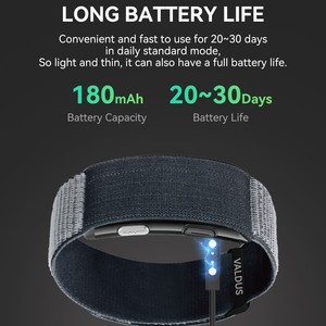 Bracelet intelligent, moniteur de santé, moniteur de fréquence cardiaque, tracker de fitness, étanche, noir, gris, jaune, 23,1 g - Product Image 4