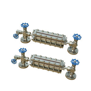 Прозрачная жидкая уровнемерная стеклянная трубка Датчик уровня жидкости из нержавеющей стали углеродистая сталь PP PTFE облицованная стеклянная трубка - Product Image 3