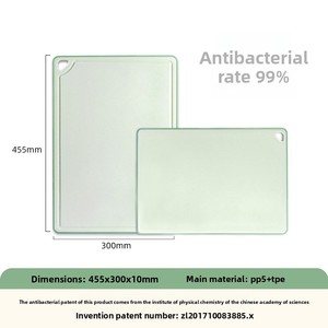 Tabla de Cortar Extra Grande de Plástico PP de Grado Alimenticio para Cocina, Antibacteriana, de Doble Cara, para Verduras y <span class=keywords><strong>Delicatessen</strong></span> - Product Image 1