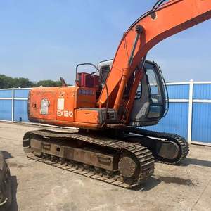 Excavadora Usada Original Japonesa Hitachi ZX120 de 12 Toneladas con Motor Isuzu de 66kW, Alta Potencia de Excavación y Bajas Horas de Trabajo - Product Image 4