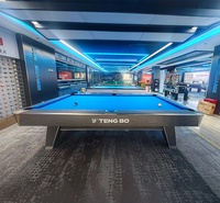 Meja Biliard Amerika BOJAZND Nine-ball Indoor Rumah Tangga & Komersial 2-in-1 Model Standar