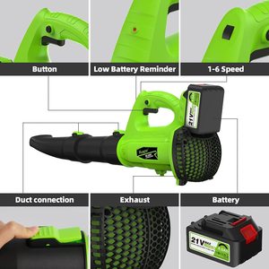 Outils électriques de jardin 21V Souffleuse à neige électrique portable sans fil à batterie au lithium Mini souffleuse à feuilles sans fil - Product Image 3