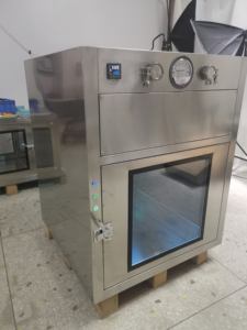 Caja de paso laminar personalizada, caja de paso limpia SUS304, ventana de paso con filtro HEPA para sala limpia, laboratorio, hospital - Product Image 2