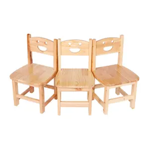 Kindergarten Stackable Solid Wood Children Chair