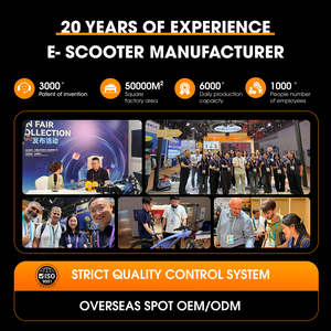 New 350w Fast Scooter Wholesale <b>Cheap</b> Full Suspension Trotinette Electrique Fold EScooter X21 for Adults Kick E Scooter - Product Image 2