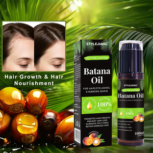 Aceite <span class=keywords><strong>de</strong></span> Batana Natural <span class=keywords><strong>de</strong></span> 100 ml <span class=keywords><strong>de</strong></span> Marca Privada, Suero para el Crecimiento del Cabello, Extracto <span class=keywords><strong>de</strong></span> Plantas, Aceite Esencial para el Cuidado del Cabello con Puntas Abiertas, OEM - Product Image 3
