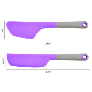 Silicone Non-Stick Omelette Spatula Turner Cake Cream Spatula Butter Scraper Flour Mixing Baking Tool Heat Resistant Pastry - Product Image 6