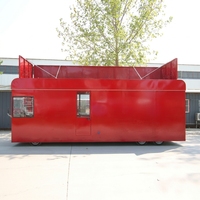 Nouvelle remorque de restauration de type food truck pour la vente de café, chariot de restauration, burgers, frites, glaces, barbecue, bus de restauration mobile