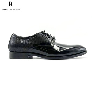 Zapatos de Vestir de Cuero Vacuno para Hombre, Negros, con Cordones, Resistentes al Desgaste, Antiolor, de la Marca Dreamy Stark, para Negocios y Bodas - Product Image 2