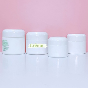Custom Face Glass Cream <b>Jar</b> Opal Milky White 20ml 30ml 50ml 100ml Opaque Yellow pink <b>Empty</b> Luxury Glass Cosmetic <b>Jar</b> - Product Image 5