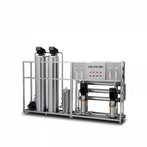 Factory cheap pric1000L/H two/two stage automatic PLC reverse osmosis RO Water treatment