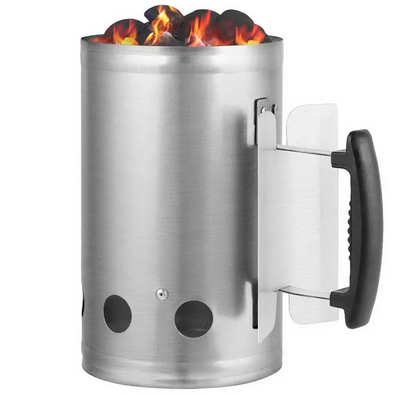 BBQ Charcoal Chimney Starter บาร์บีคิวไฟแช็ก