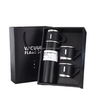 Set de Regalo de Termo de Acero Inoxidable, Taza Térmica Aislada para Negocios, Vasos con Impresión de Logotipo, Bebidas Calientes