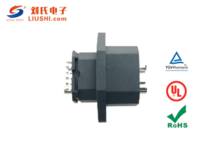 高性能迷你<span class=keywords><strong>2</strong></span> + 6-50A交流印刷电路板插座最小电动汽车充电器22Kq插座黄铜连接器尼龙外壳公/母 - Product Image 6