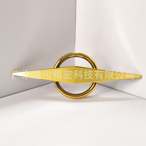 Customizable Round <b>Sofa</b> Decorative Buckles 200mm Long Warm <b>Gold</b> Plastic Contemporary Furniture Hardware High Quality - Product Image 5