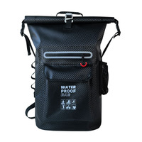 Vente en gros 30L Haute Qualité PVC Flottant Roll Top Étanche Sac Sec Rafting Kayak Sac À Dos Voyage Natation Escalade Pliable