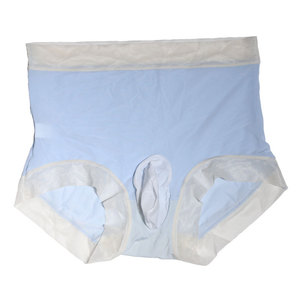 Men's Ultra Thin Ice Silk Underwear With Penis Sleeve Solid Color Seamless Quick Drying Breathable Bullet Separation Adult Sex - Product Image 5