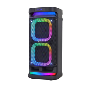 Nouvelle enceinte de scène <span class=keywords><strong>active</strong></span> portable mobile 40W haute puissance avec lumière LED RGB et Bluetooth sans fil pour système de karaoké en extérieur 2026 - Product Image 1