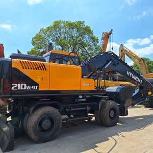 Excavatrice sur chenilles originale Hyundai 210W-9t de la Corée d'occasion de 22 tonnes à vendre machine Hyundai 210w-9t en bon état d'occasion - Product Image 2