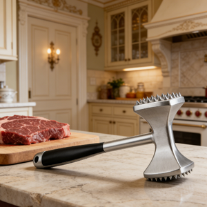 Nuevo Estilo 2026: Martillo Ablandador <span class=keywords><strong>de</strong></span> Carne Manual <span class=keywords><strong>de</strong></span> Aleación <span class=keywords><strong>de</strong></span> Aluminio, <span class=keywords><strong>Pinza</strong></span> <span class=keywords><strong>de</strong></span> Cocina, Bandeja Ecológica para Descongelar, para Barbacoa - Product Image 1