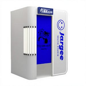 Cabine photo commerciale fermée pour centres commerciaux, photomaton en libre-service avec impression instantanée, caméra, Wi-Fi, télécommande - Product Image 1