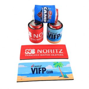 Manchons isothermes promotionnels personnalisés avec logo pour canettes et verres à café en néoprène – Prix usine pour cadeaux clients - Product Image 1