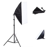 Kit d'éclairage de studio portable pour photographie 5070 : Softbox, lumières LED à trois températures de couleur, type champignon, en tissu 50x70cm