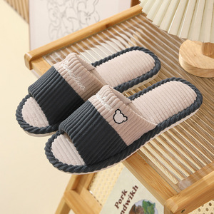 Pantuflas de Felpa con Estampado Personalizado de Osos para Mujer, Ligeras, Transpirables, Suaves, para Verano e Invierno, Cómodas para el Hogar, Directamente de Fábrica - Product Image 5
