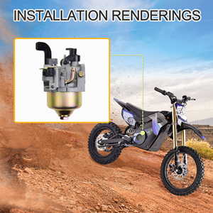 高飞摩托车化油器碳水化合物垫圈替换97cc 2.8hp迷你DB30 DB30S DB30R越野车坑自行车DB30R-237 - Product Image 6