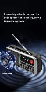 <span class=keywords><strong>Radio</strong></span> Portátil YCCOSU T-128 con Tres Baterías, Reproducción Ultra Larga, Reproducción por Tarjeta TF y USB, Función de Alimentación Móvil, Altavoz Bluetooth - Product Image 2