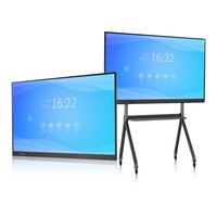Riotouch-Monitor de pantalla táctil 4K UHD, tablero blanco inteligente, Panel plano interactivo para oficina, educación, infrarrojos, 65, 75, 86, 100 pulgadas