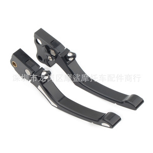 Palanca de freno y embrague para motocicleta Moshark, aluminio negro para Harley XL883 1200 X48 2004-2013 - Product Image 3